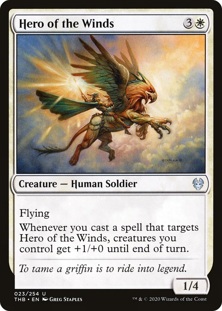 Hero of the Winds — Theros Beyond Death — Magic: The Gathering