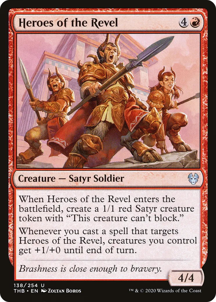 Héros de la célébration — Theros Beyond Death — Magic: The Gathering