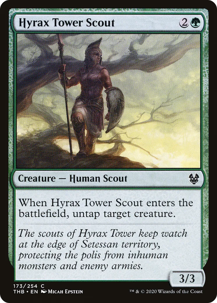 Éclaireuse de la tour d'Hyrax — Theros Beyond Death — Magic: The Gathering