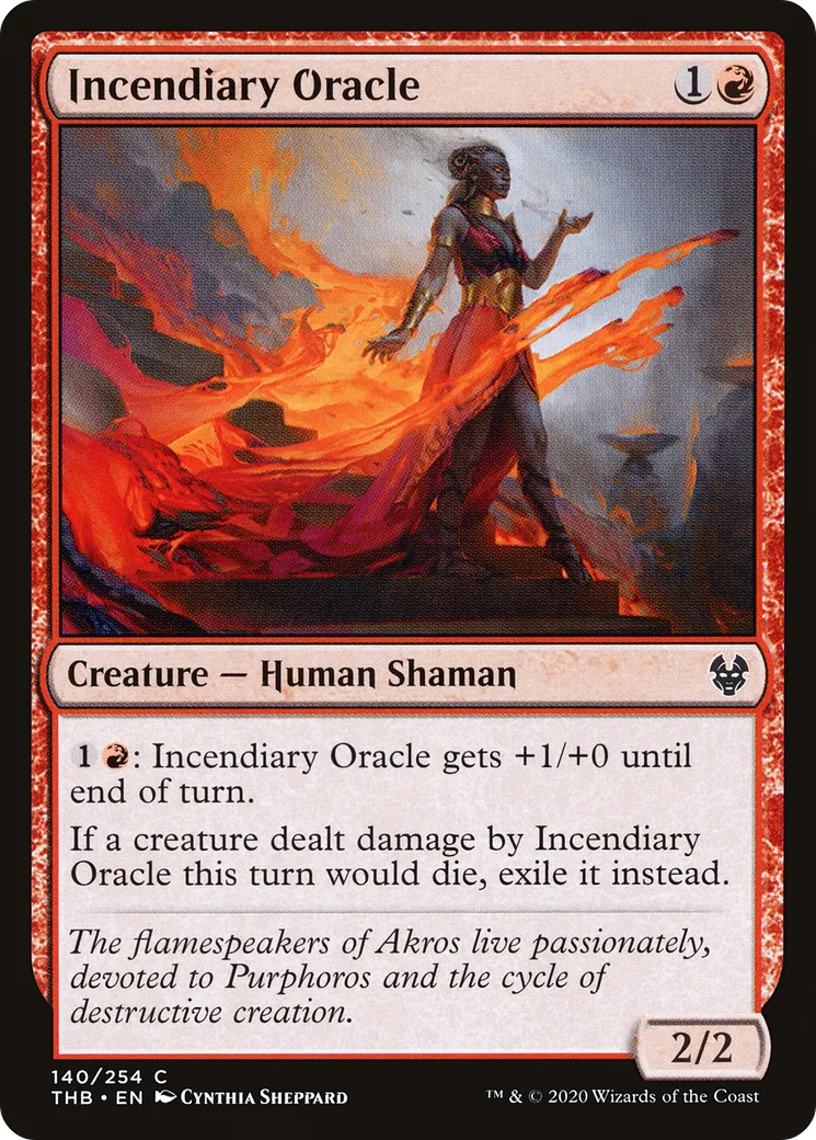 Oracle incendiaire — Theros Beyond Death — Magic: The Gathering