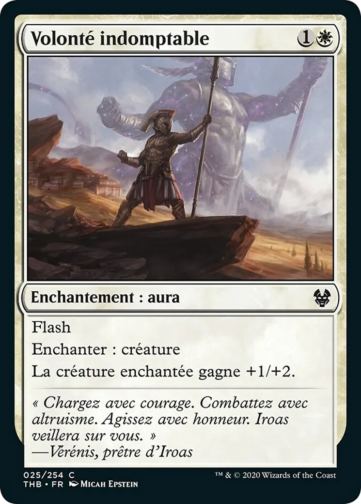 Volonté indomptable — Theros Beyond Death — Magic: The Gathering