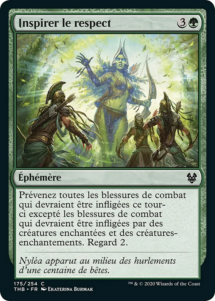 Inspirer le respect — Theros Beyond Death — Magic: The Gathering