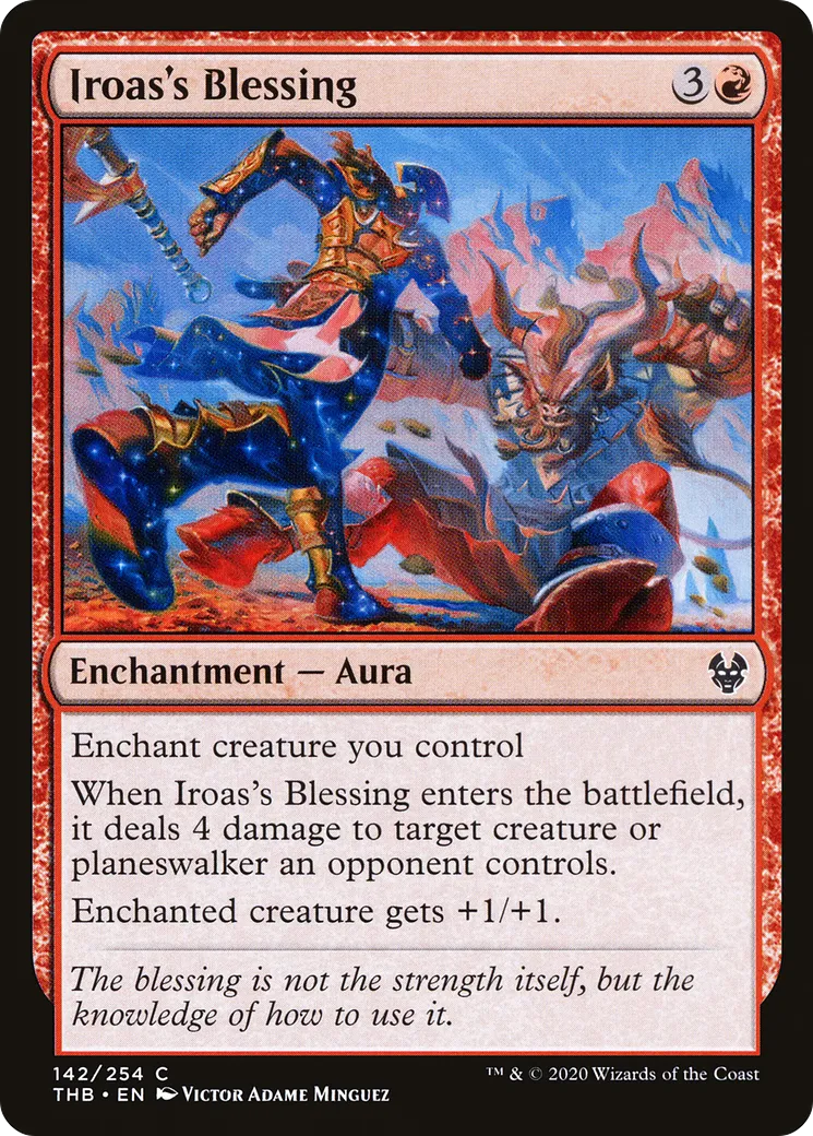 Bénédiction d'Iroas — Theros Beyond Death — Magic: The Gathering