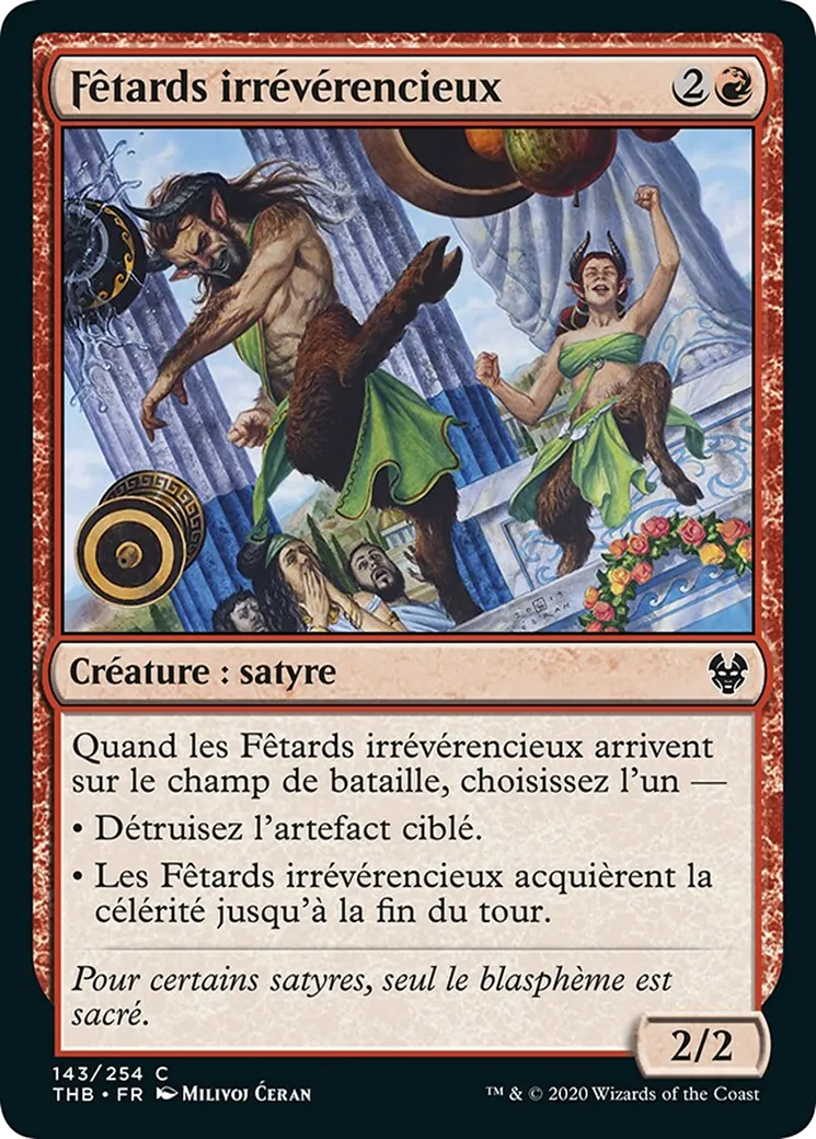 Fêtards irrévérencieux — Theros Beyond Death — Magic: The Gathering