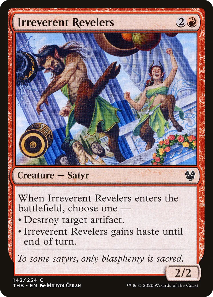 Fêtards irrévérencieux — Theros Beyond Death — Magic: The Gathering