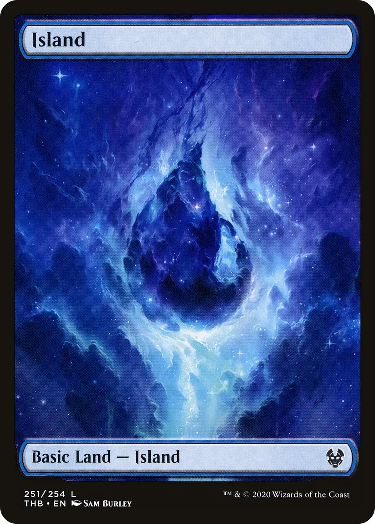 Island — Theros Beyond Death — Magic: The Gathering