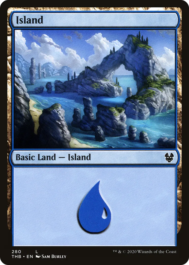 Island — Theros Beyond Death — Magic: The Gathering
