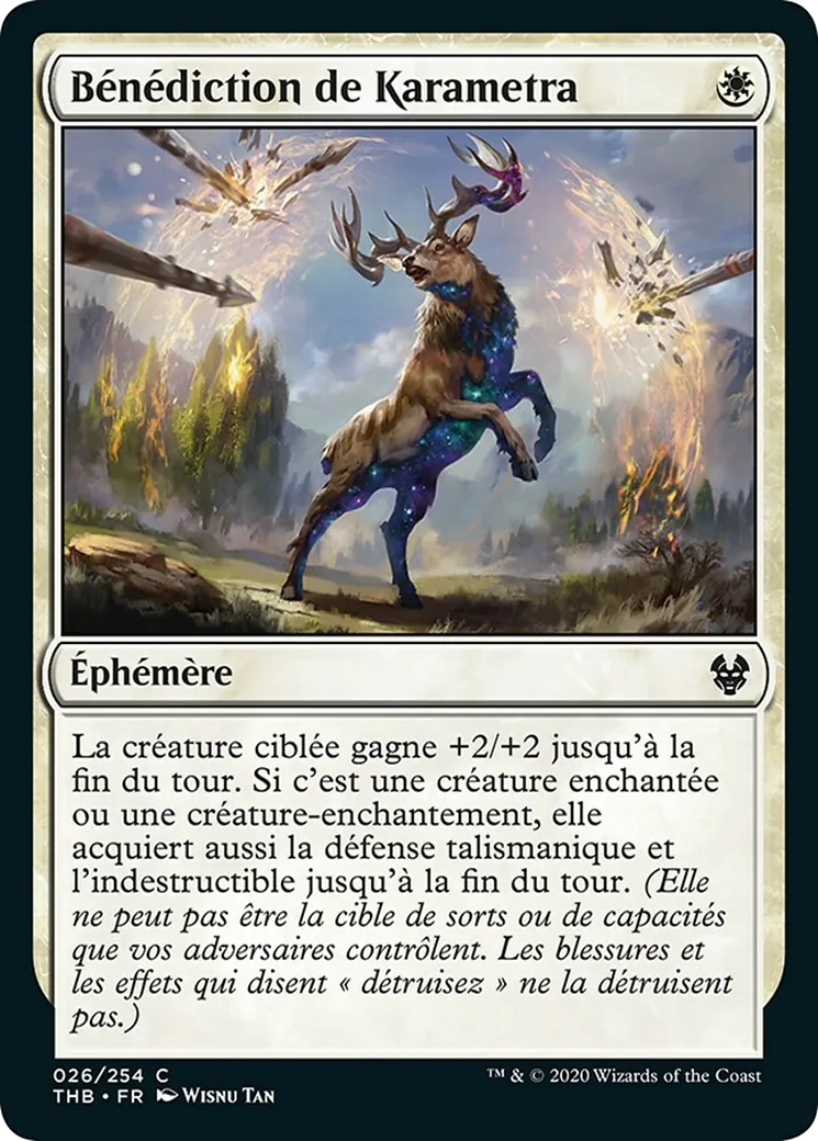 Bénédiction de Karametra — Theros Beyond Death — Magic: The Gathering