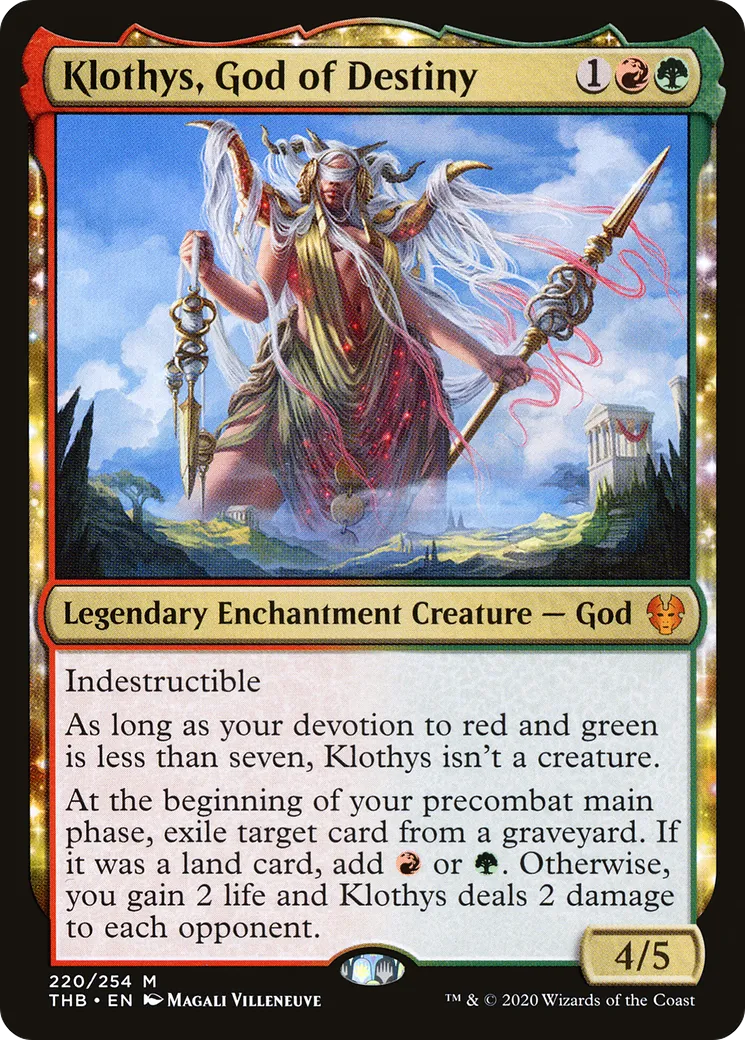 Klothys, God of Destiny — Theros Beyond Death — Magic: The Gathering