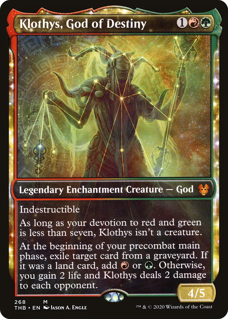 Klothys, God of Destiny — Theros Beyond Death — Magic: The Gathering