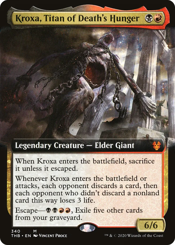 Kroxa, Titan of Death's Hunger — Theros Beyond Death — Magic: The Gathering