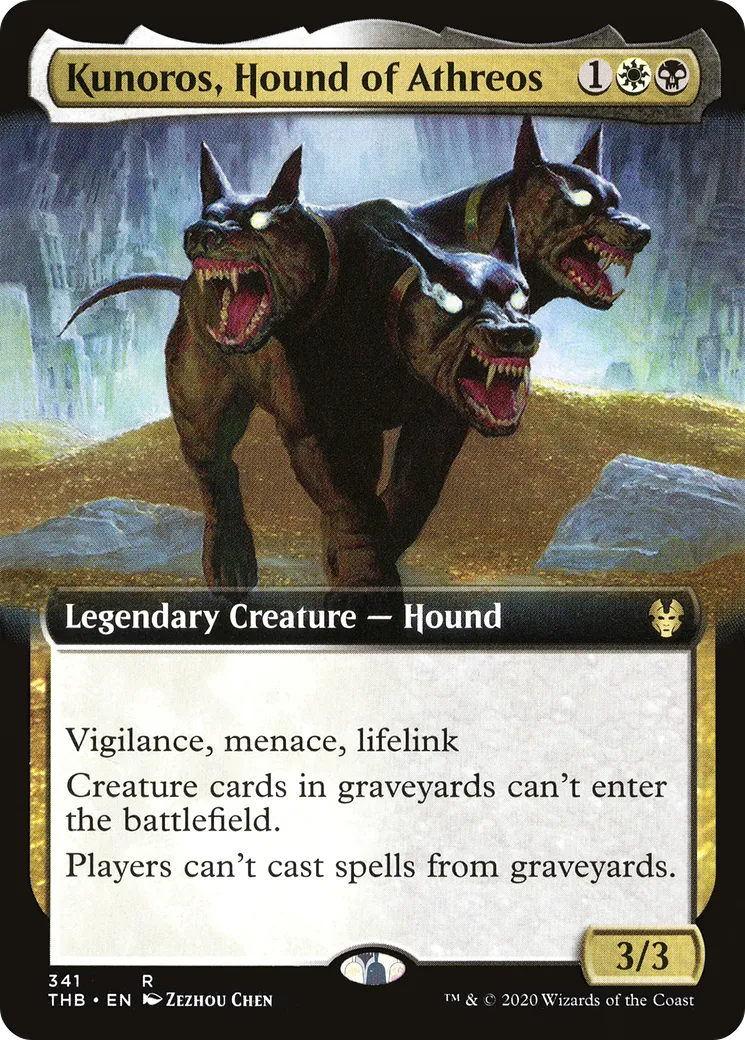 Kunoros, Hound of Athreos — Theros Beyond Death — Magic: The Gathering