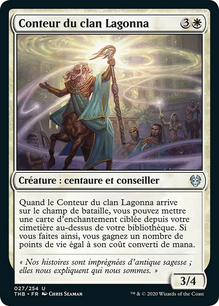 Conteur du clan Lagonna — Theros Beyond Death — Magic: The Gathering
