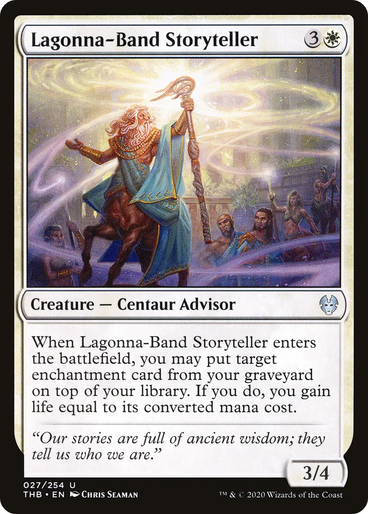 Lagonna-Band Storyteller — Theros Beyond Death — Magic: The Gathering