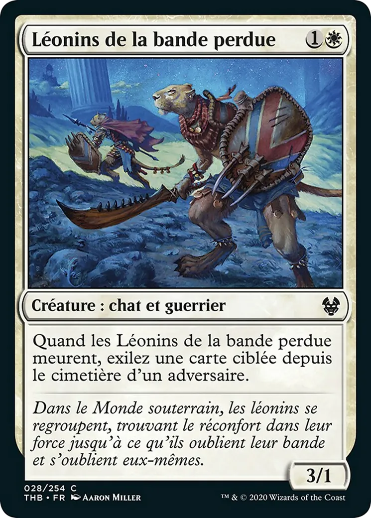 Léonins de la bande perdue — Theros Beyond Death — Magic: The Gathering