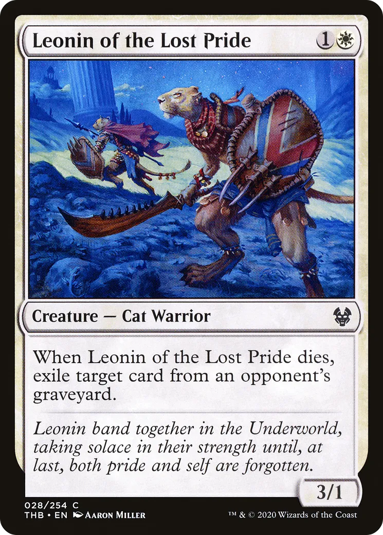 Léonins de la bande perdue — Theros Beyond Death — Magic: The Gathering