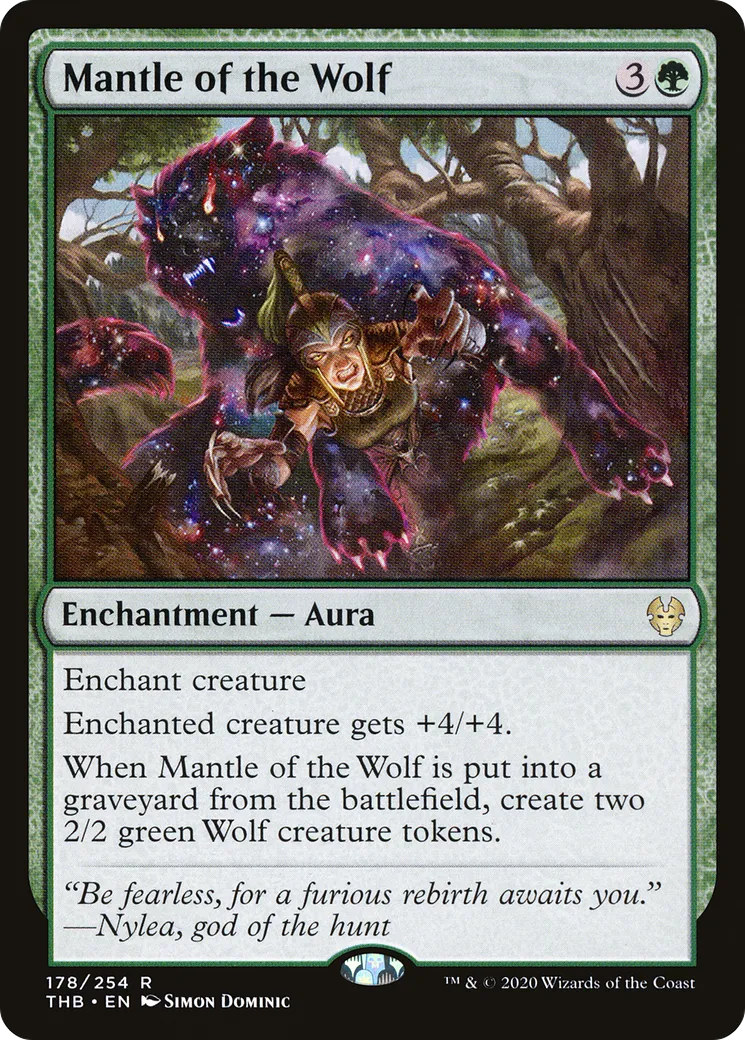 Manteau du loup — Theros Beyond Death — Magic: The Gathering