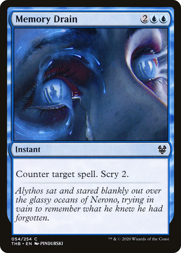 Memory Drain — Theros Beyond Death — Magic: The Gathering