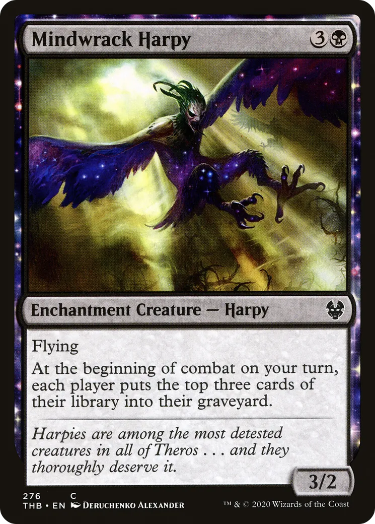 Mindwrack Harpy — Theros Beyond Death — Magic: The Gathering