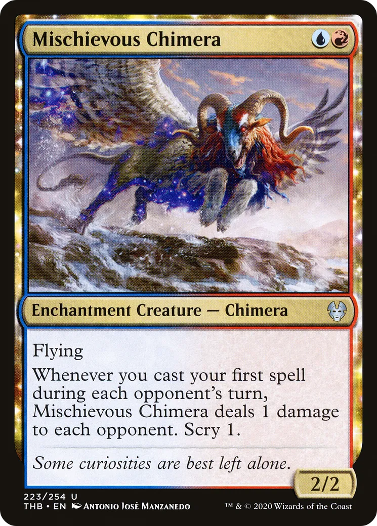 Chimère espiègle — Theros Beyond Death — Magic: The Gathering