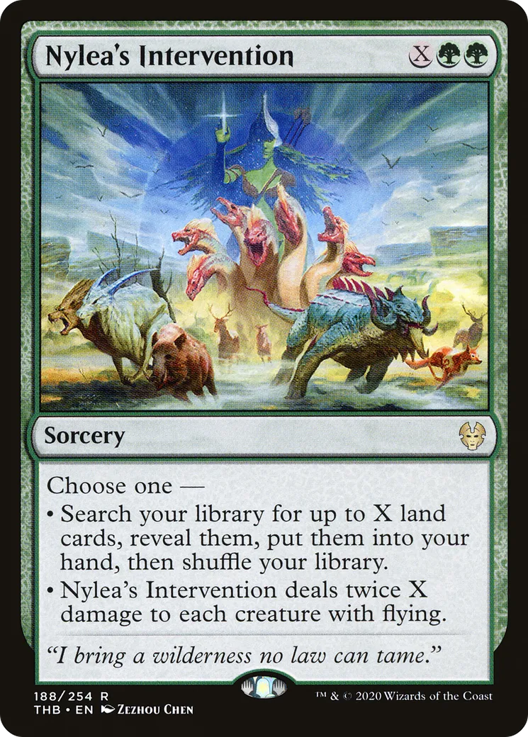 Intervention de Nyléa — Theros Beyond Death — Magic: The Gathering