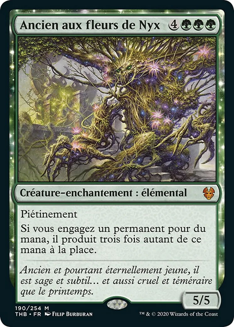 Ancien aux fleurs de Nyx — Theros Beyond Death — Magic: The Gathering
