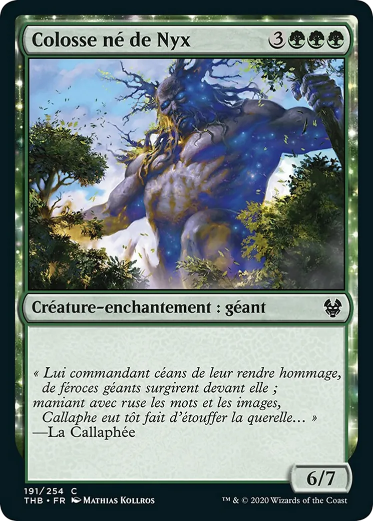 Colosse né de Nyx — Theros Beyond Death — Magic: The Gathering
