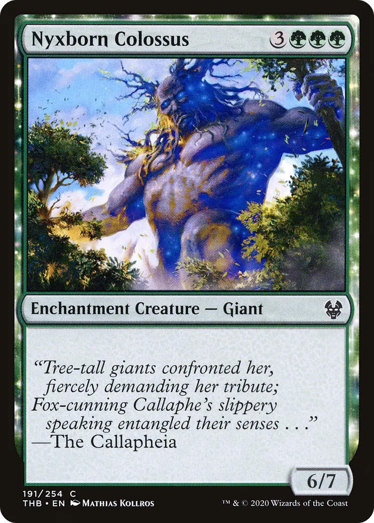 Colosse né de Nyx — Theros Beyond Death — Magic: The Gathering