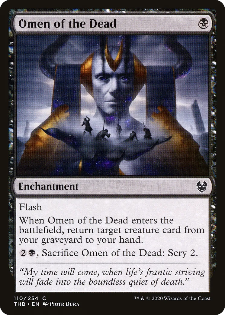 Omen of the Dead — Theros Beyond Death — Magic: The Gathering