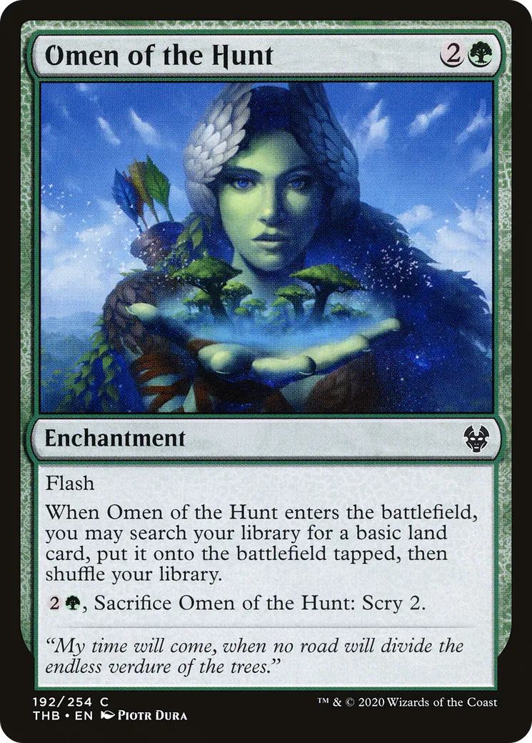 Omen of the Hunt — Theros Beyond Death — Magic: The Gathering
