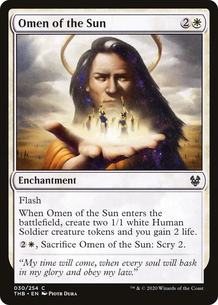 Augure du soleil — Theros Beyond Death — Magic: The Gathering