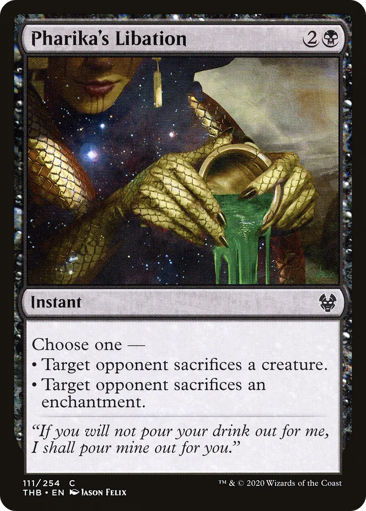 Libation pour Pharika — Theros Beyond Death — Magic: The Gathering