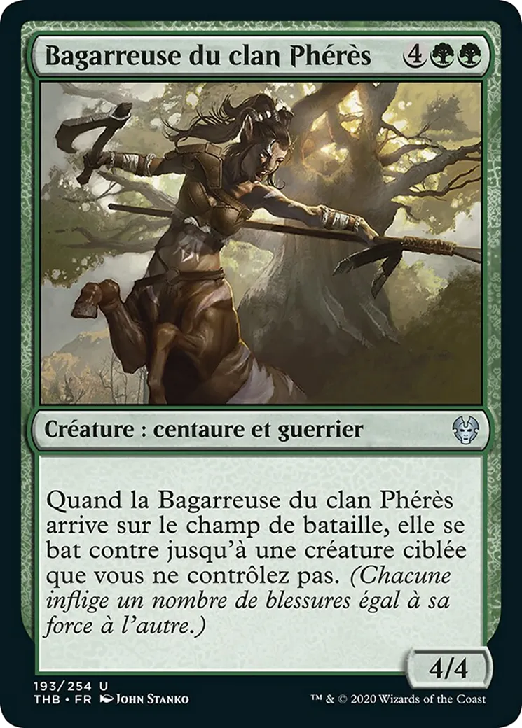 Bagarreuse du clan Phérès — Theros Beyond Death — Magic: The Gathering