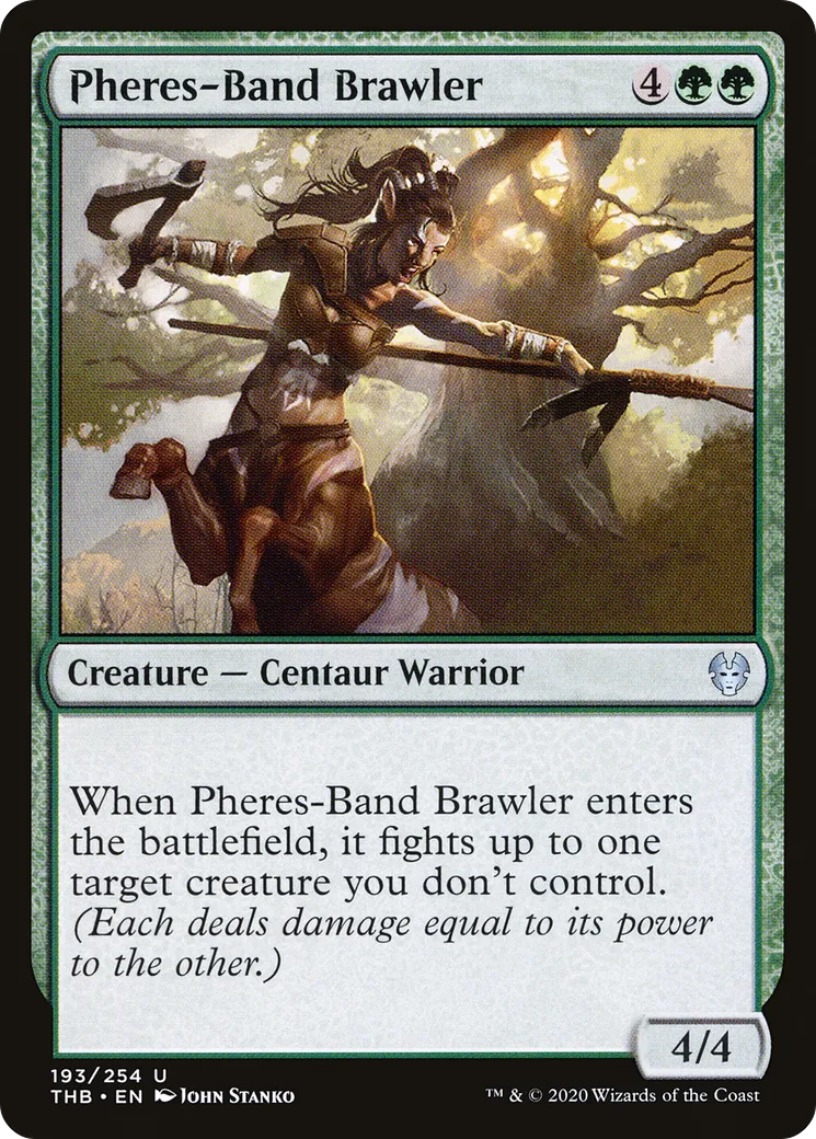 Bagarreuse du clan Phérès — Theros Beyond Death — Magic: The Gathering