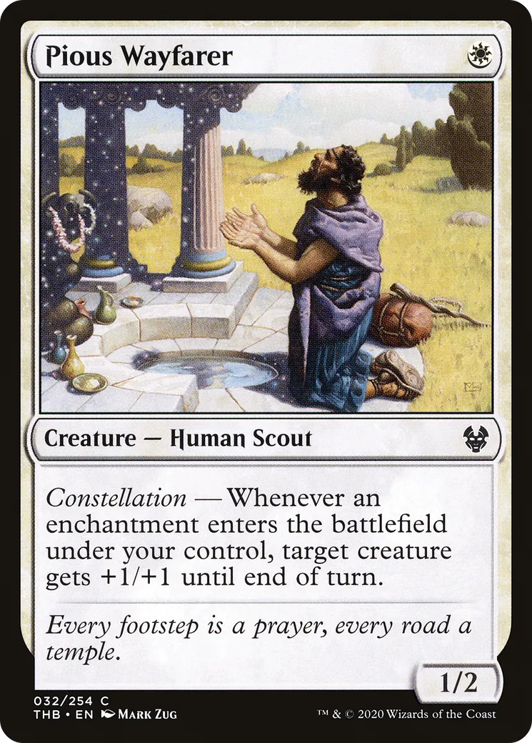 Voyageur pieux — Theros Beyond Death — Magic: The Gathering