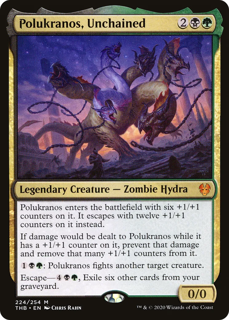 Polukranos, Unchained — Theros Beyond Death — Magic: The Gathering