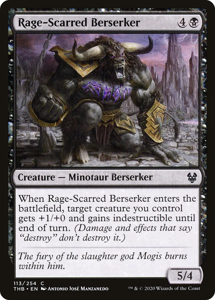 Rage-Scarred Berserker — Theros Beyond Death — Magic: The Gathering
