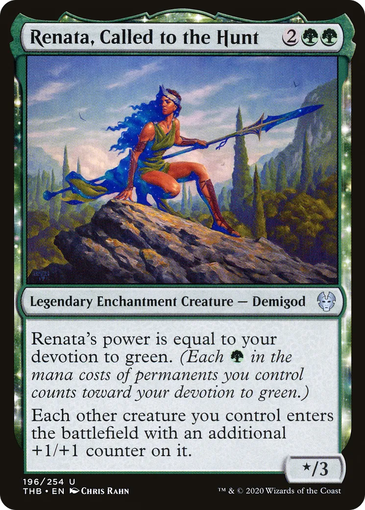 Rénata, appelée à la chasse — Theros Beyond Death — Magic: The Gathering