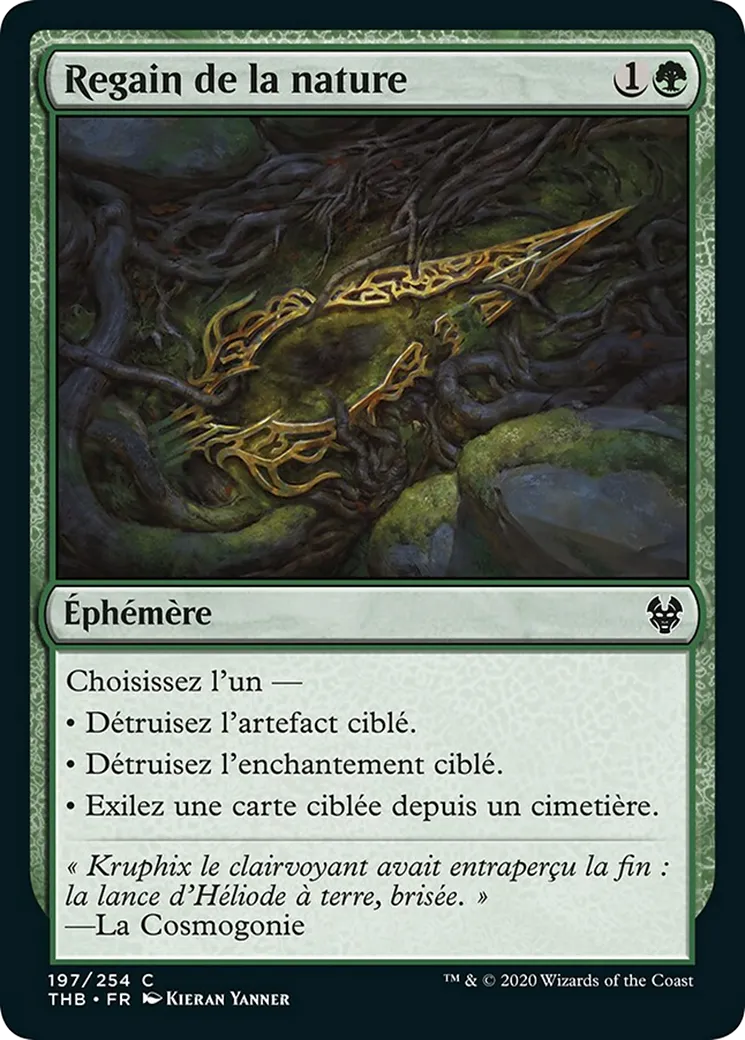 Regain de la la nature — Theros Beyond Death — Magic: The Gathering
