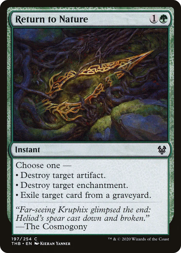 Return to Nature — Theros Beyond Death — Magic: The Gathering