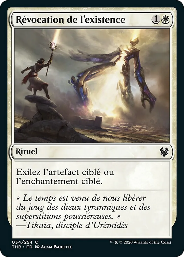 Révocation de l'existence — Theros Beyond Death — Magic: The Gathering