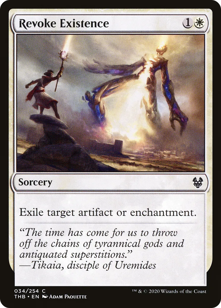 Révocation de l'existence — Theros Beyond Death — Magic: The Gathering