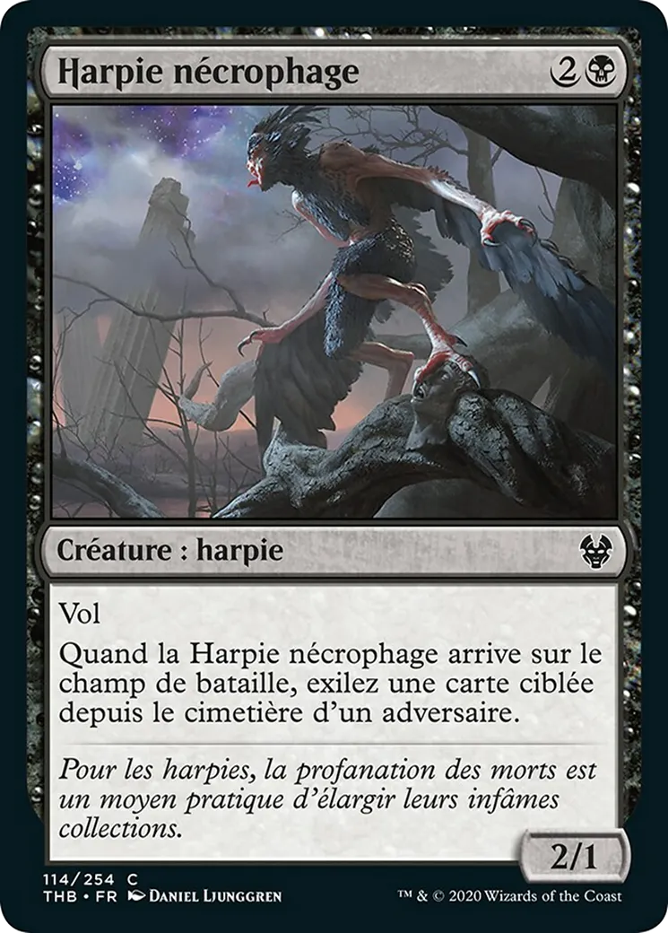 Harpie nécrophage — Theros Beyond Death — Magic: The Gathering