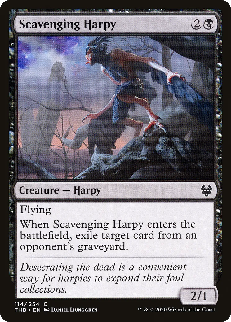 Scavenging Harpy — Theros Beyond Death — Magic: The Gathering