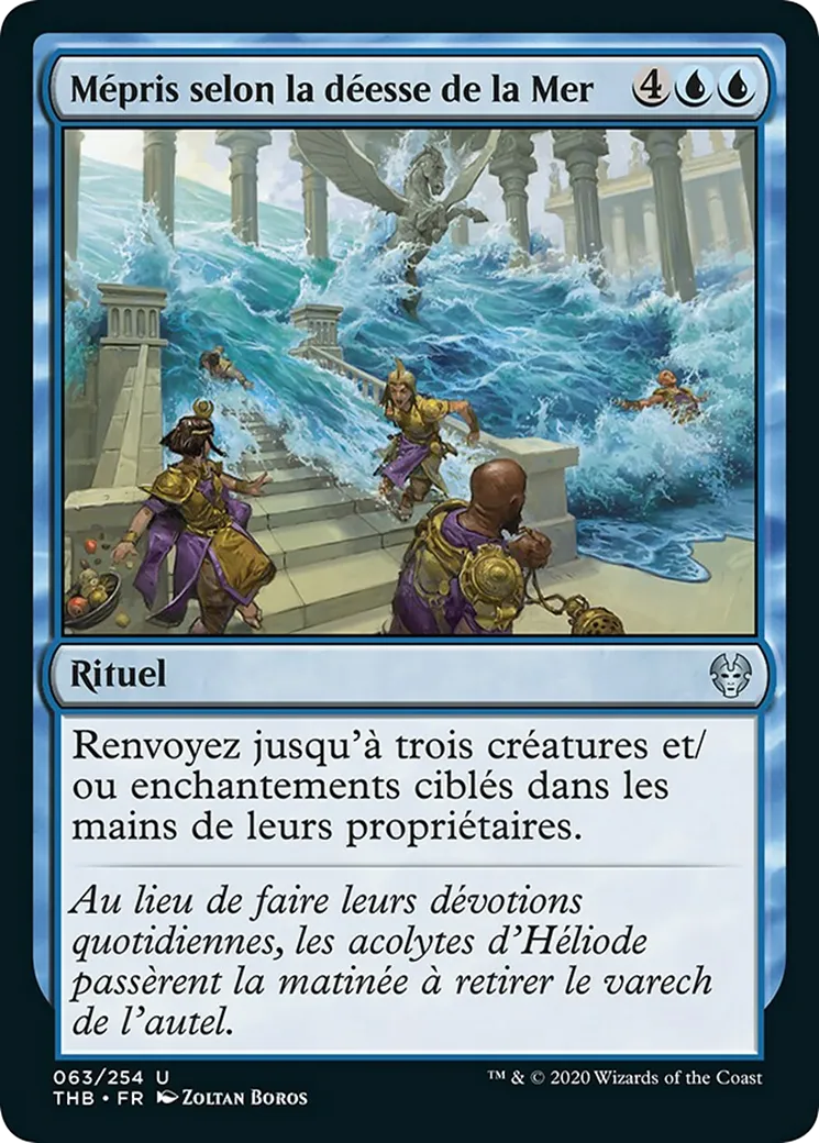 Mépris selon la déesse de la Mer — Theros Beyond Death — Magic: The Gathering