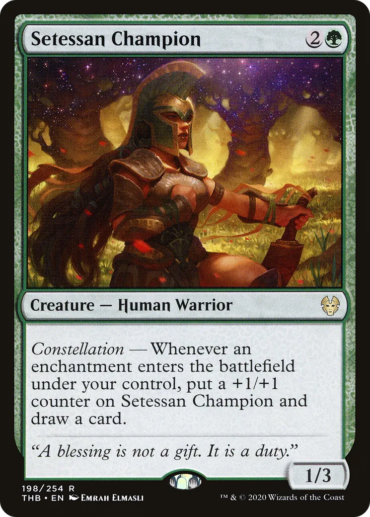 Setessan Champion — Theros Beyond Death — Magic: The Gathering