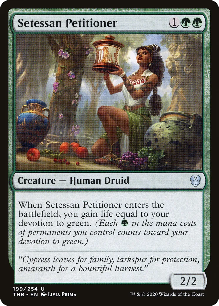 Setessan Petitioner — Theros Beyond Death — Magic: The Gathering