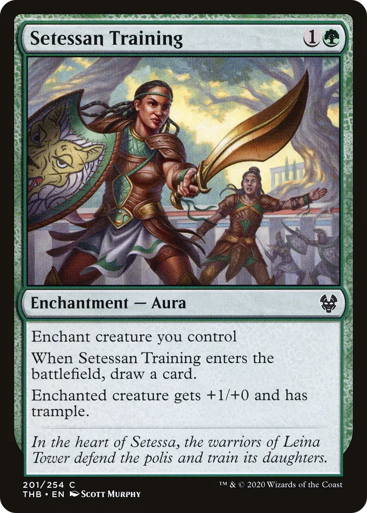 Setessan Training — Theros Beyond Death — Magic: The Gathering