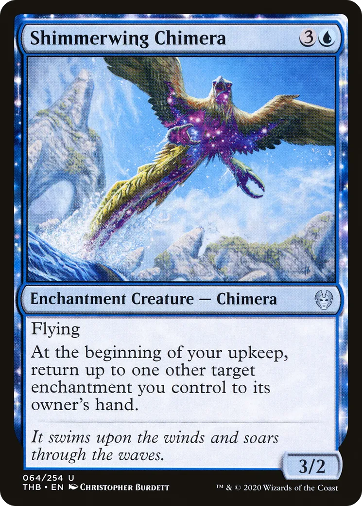 Chimère aux ailes scintillantes — Theros Beyond Death — Magic: The Gathering