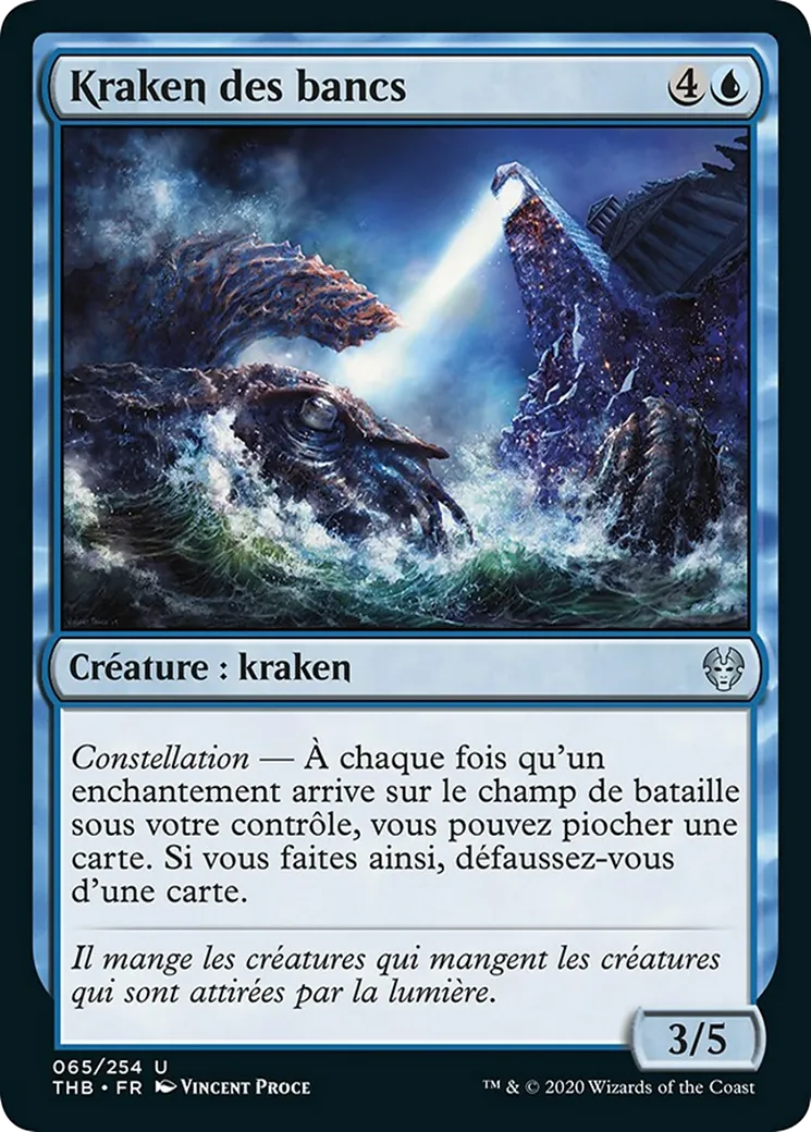 Kraken des bancs — Theros Beyond Death — Magic: The Gathering